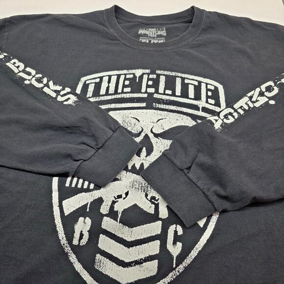 The Elite Young Bucks Kenny Omega Bullet Club 3XL Long Sleeve Shirt Pro Wrestlin - Picture 7 of 10